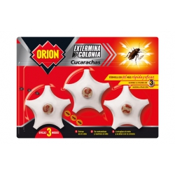 Insecticida cebo orion cucarachas 3 uds