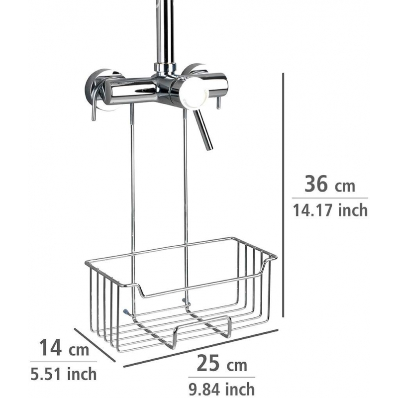 Nueva cesta para colgar en columna ducha ya instalada – Limac