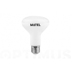 Bombilla led reflectora matel 80 mm e27 10 w matel luz calida
