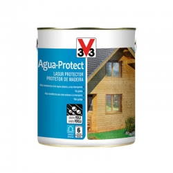 Barniz para madera v33 lasur agua protect 0,75l teca