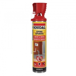 Espuma poliuretano soudal genius universal 600ml