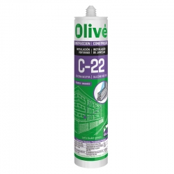 Silicona neutra olive c-22 transparente 300ml