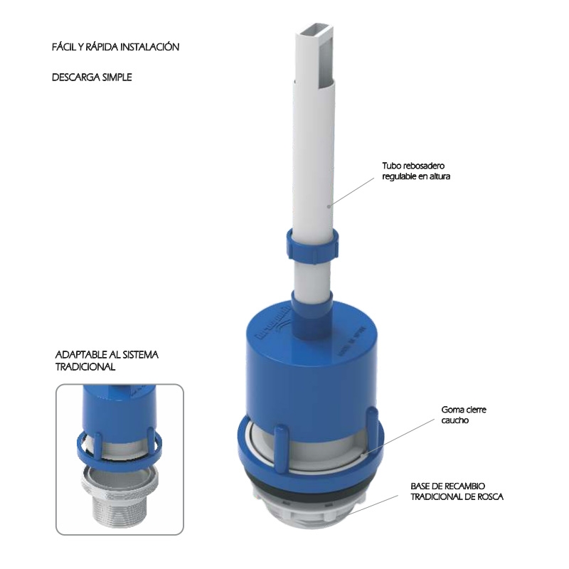 Descargador de cisterna universal - Materiales Calefacción