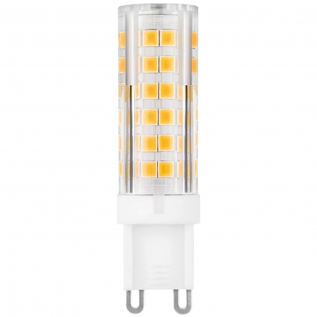 Bombilla led g9 10w 950 lumenes matel tubular luz calida