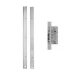 Cerradura arcu-block 511-45 sts plata derecha