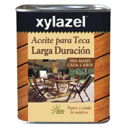 Aceite de teca 750ml de larga duracion xylazel incoloro