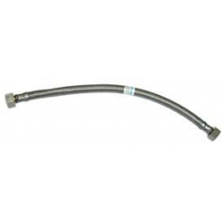 Conexion flexible acero inox macho 1/2 - hembra 1/2 - 30 cm