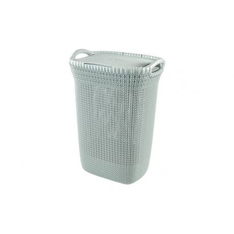  Curver Knit - Cesta de almacenamiento para ropa sucia, color  azul brumoso, 57 litros : Hogar y Cocina