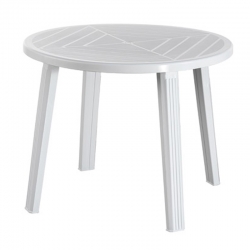 Mesa redonda cristobal-giove 90cm blanco