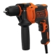 Taladro con cable percutor black and decker beh710k-qs 710w + maletin