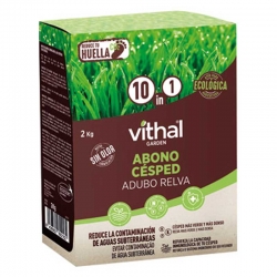 Abono para cesped vithal 10 en 1 granulado 2kg