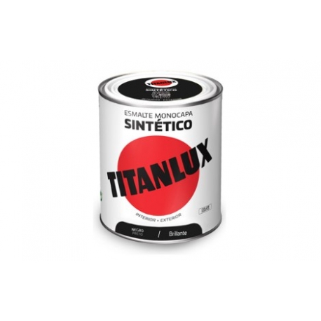 Esmalte sintetico titan brillo 0567 750 ml negro