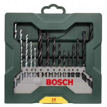 Juego accesorio bosch x-line 15 piezas+ maletin