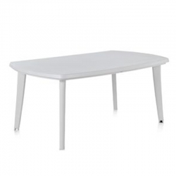 Mesa resina shaf extensible atlantic blanco