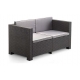 Sofa 2 plazas ratan resina diva