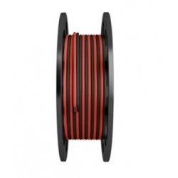 Cable paralelo audio 2 x 0,75 mm rojo-negro 200 m