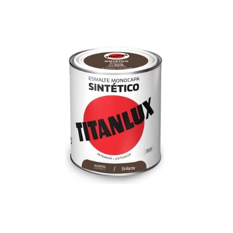 Esmalte sintetico titan brillo 0547 250 ml marron