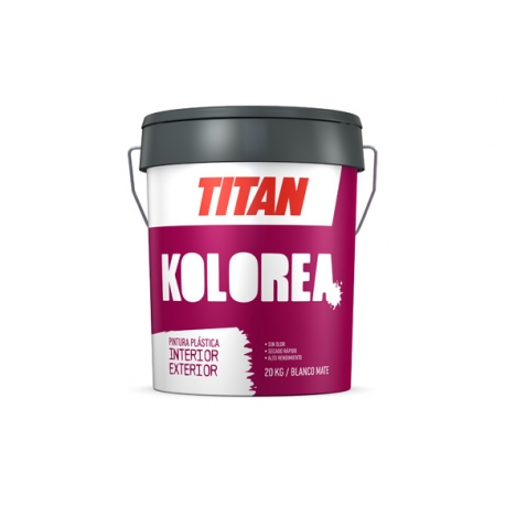 Pintura plastica interior exterior refresh mate 5 kg blanco