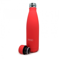 BOTELLA TERMO INOX NERTHUS 500 ML CORAL