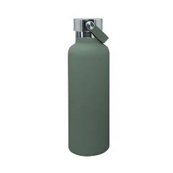 Botella termo inox sport 750 ml verde kaki doble pared