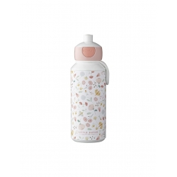 Botella pop-up campus mepal flowers & butterflies 400 ml