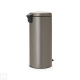 Cubo de basura brabantia 30 l platinum newicon