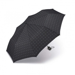 Paraguas plegable cuatro gotas automatico clasico negro