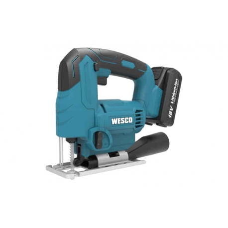 Sierra de calar wesco 18 v bateria de 2.0 ah y cargador