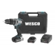 Taladro percutor wesco 18v 60nm