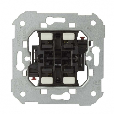 Interruptor doble conmutador simon 75397-39 10ax embornamiento rapido