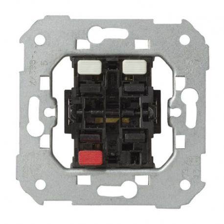 Interruptor doble simon 75398-39 10ax 250v embornamiento rapido