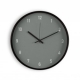 Reloj de pared gris 30 cm