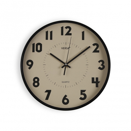 Reloj de pared beige 30cm