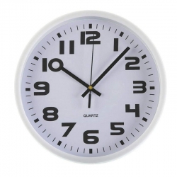 Reloj de cocina versa blanco 25x25x3,8cm