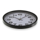 Reloj de cocina bigbuy home plastico negro 25x3,8cm