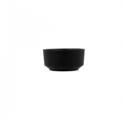 Bol porcelana bidasoa negro fosil12 x 6 cm