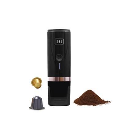 Cafetera portatil boj a bateria usb 80 ml negra