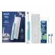 Cepillo dental oral-b pro1 + funda + 2 cabezales turquesa