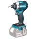 Atornillador de impacto bl makita dtd154zj 18v lxt 175nm + maletin makpac