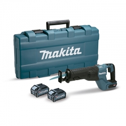 SIERRA DE SABLE MAKITA JR001GM201 40V XGT + 2 BATERIAS 4AH + CARGADOR + MALETIN