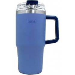 Taza termica azul 600ml