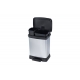 Cubo de basura curver duo metal 30l 2 en 1