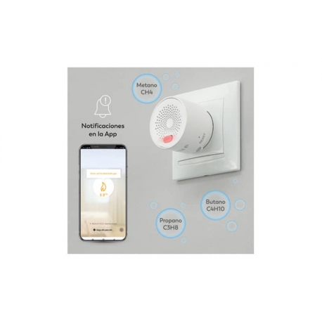 Detector gas smart wifi app garza smart