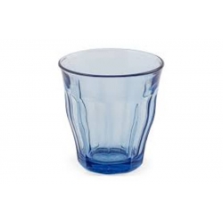 Vaso agua vidrio picardie pack 6 31 cl azul