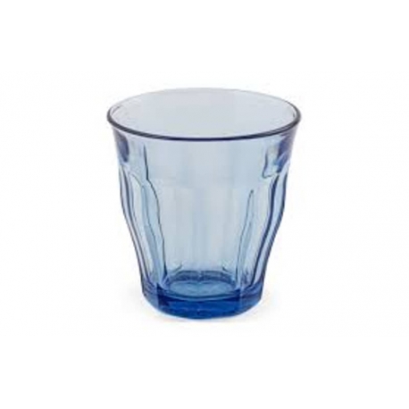 Vaso agua vidrio picardie pack 6 31 cl azul