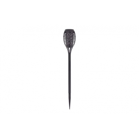 Baliza solar led decorativa ip44 efecto llama pack 4 unidades